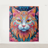 Vector Cat Wandteppich (Vorderseite)
