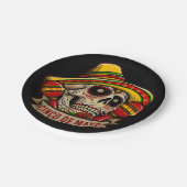 Vector cinco de mayo Illustration Pappteller (Schrägansicht)