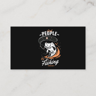 Vector coole Menschen fischen, angeln in Shirt des Begleitkarte