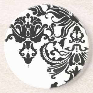 Vector Damask Getränkeuntersetzer