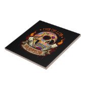 Vector dia de los muertos skulptur fliese (Seite)