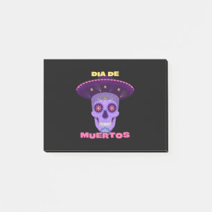 Vector dia de los muertos - Tag der Toten Post-it Klebezettel