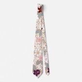 Vector Floral Neck Tie Krawatte (Vorderseite)