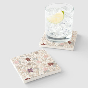 Vector Floral Stone Untersetzer