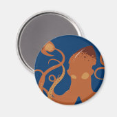 Vector Giant Tintenfisch Magnet (Vorderseite/Rückseite)