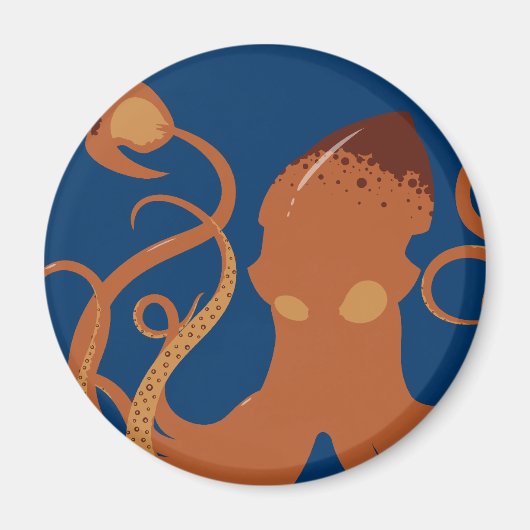 Vector Giant Tintenfisch Magnet (Vorne)