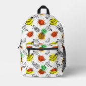 Vector Graphic Seamless Muster Bedruckter Rucksack (Vorderseite)