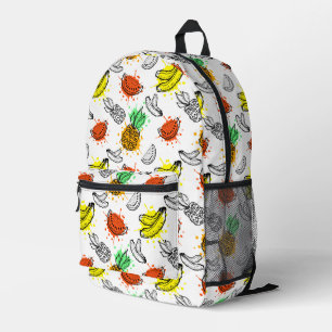 Vector Graphic Seamless Muster Bedruckter Rucksack