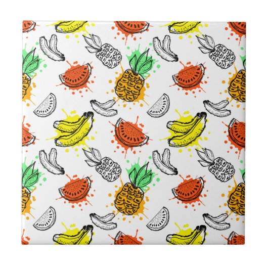 Vector Graphic Seamless-Muster Fliese (Vorderseite)