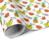 Vector Graphic Seamless Muster Geschenkpapier (Rolleneckpunkt)