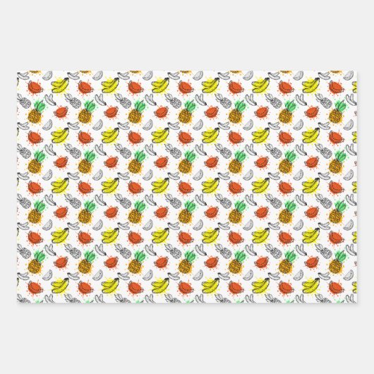 Vector Graphic Seamless Muster Geschenkpapier Set (Vorderseite 2)