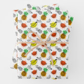 Vector Graphic Seamless Muster Geschenkpapier Set (Beispiel)