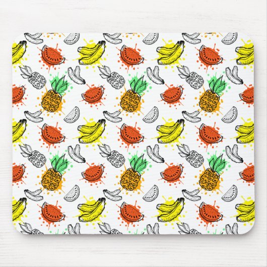 Vector Graphic Seamless-Muster Mousepad (Vorne)