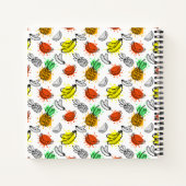 Vector Graphic Seamless Muster Notizbuch (Rückseite)