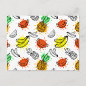 Vector Graphic Seamless Muster Postkarte (Vorderseite)