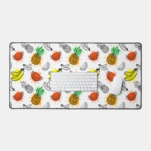 Vector Graphic Seamless Muster Schreibtischunterlage (Tastatur & Maus)