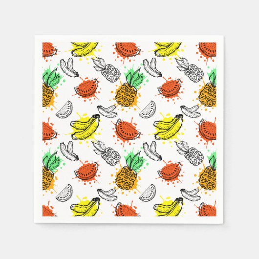 Vector Graphic Seamless Muster Serviette (Vorderseite)