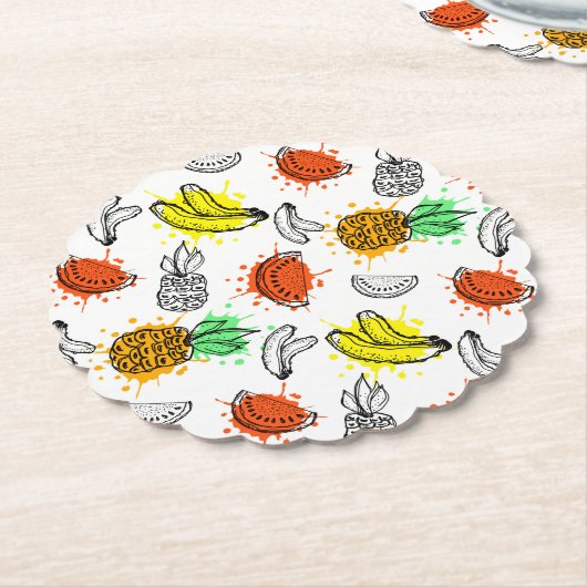 Vector Graphic Seamless-Muster Untersetzer (angewinkelt)
