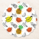 Vector Graphic Seamless-Muster Untersetzer (Vorderseite)