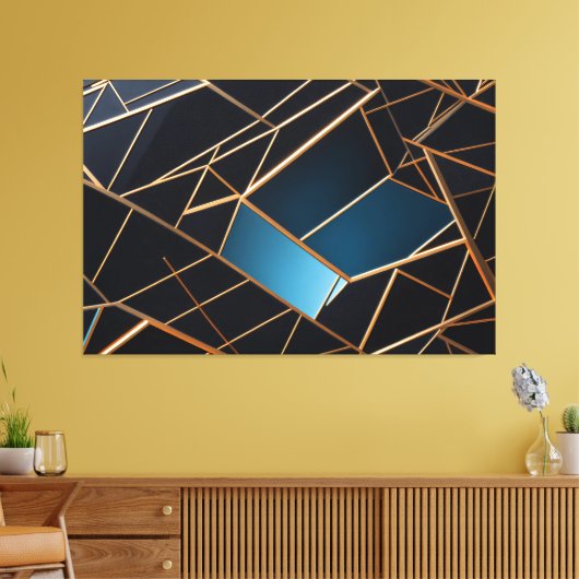 Vector Harmony Leinwanddruck (Insitu (Wohnzimmer))