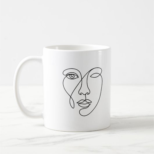 vector illustration of a silhouette of a man kaffeetasse (Links)