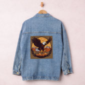 Vector Illustration, zentriertes Design Jeansjacke (Hangar)