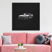 Vector Image Subaru Impreza Wrx Sti Leinwanddruck (Insitu (Wohnzimmer))