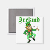 Vector - Leprechaun Irland Magnet (Vorderseite/Rückseite)
