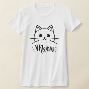 Vector lustige Cartoon Katze. Drucken für T - Shir T-Shirt