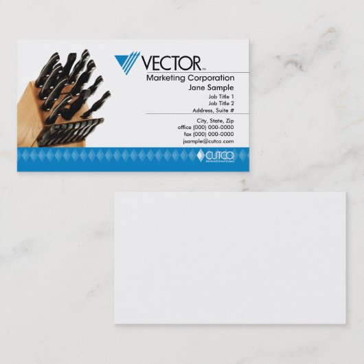 Vector Marketing Business Card Visitenkarte (Vorne/Hinten)