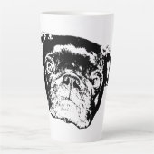 Vector Morgen Mops Milchtasse (Vorderseite)