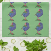 Vector nimmt Neuseeland Bird Geschirrtuch (Gefaltet)