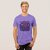 Vector Octopus Monster T - Shirt Design - Edo Ukiy (Vorderseite voll)