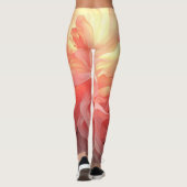 Vector Ombre Fluid Coral Flame Leggings (Rückseite)