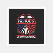 Vector patriot day vektortypografische Gestaltung Serviette (Vorderseite)