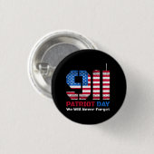 Vector Patriot Tagesdesign mit amerikanischer Flag Button (Vorne & Hinten)