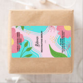 Vector Pink Serum Dropper Flasche Labels (Insitu)