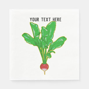 Vector Radish Serviette