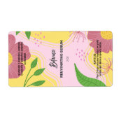 Vector Spring Serum Dropper Flasche Labels (Vorne)