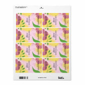 Vector Spring Serum Dropper Flasche Labels (Vorne)