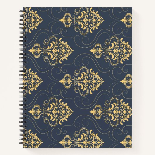 Vector Texture 8.5" x 11" Spiral Notebook Notizblock (Vorderseite)
