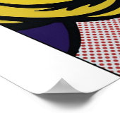 Vectorised und rearbeitete Roy LichtensteinDie Mel Poster (Ecke)