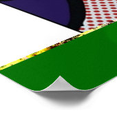 Vectorised und rearbeitete Roy LichtensteinDie Mel Poster (Ecke)