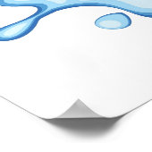 vectorstock_383155 Cartoon Shark Teeth hungry Poster (Ecke)