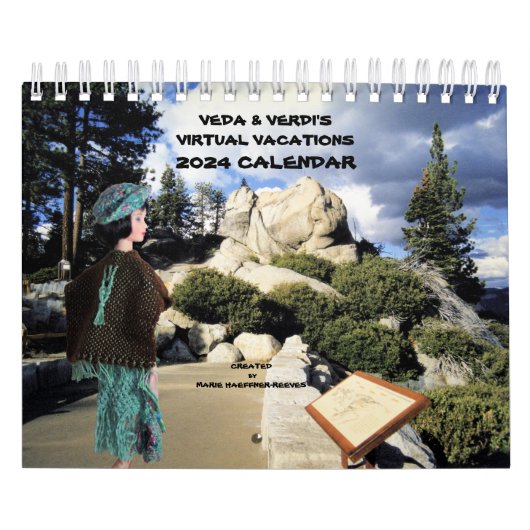 VEDA & VERDI'S VIRTUAL VACATIONS 2024 KALENDER (Titelbild)