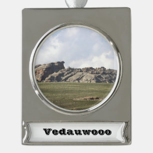 Vedauwoo Banner-Ornament Silber