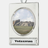 Vedauwoo Banner-Ornament Silber (Links)