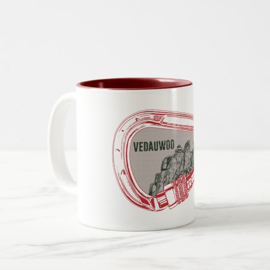 Vedauwoo Klettergarten Zweifarbige Tasse (Vorderseite Links)