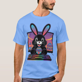 Vedo Gamer Easter Day Funny Gaming Bunny For Gamer T-Shirt