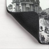 Vedute della Piazza Del Popolo, c.1750 Mousepad (Ecke)